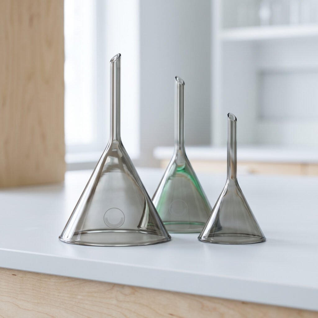 Borosil Glass Funnel Set IV